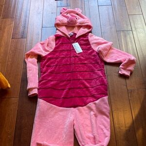 COSUSKET piglet Unisex Adult Onesie Pajamas, One Piece Halloween Costume Sleep